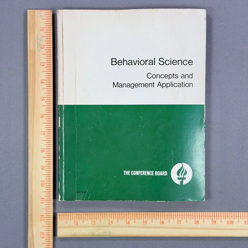 Conference Board Behavioral Science Concepts Management Softcover 1978 Business